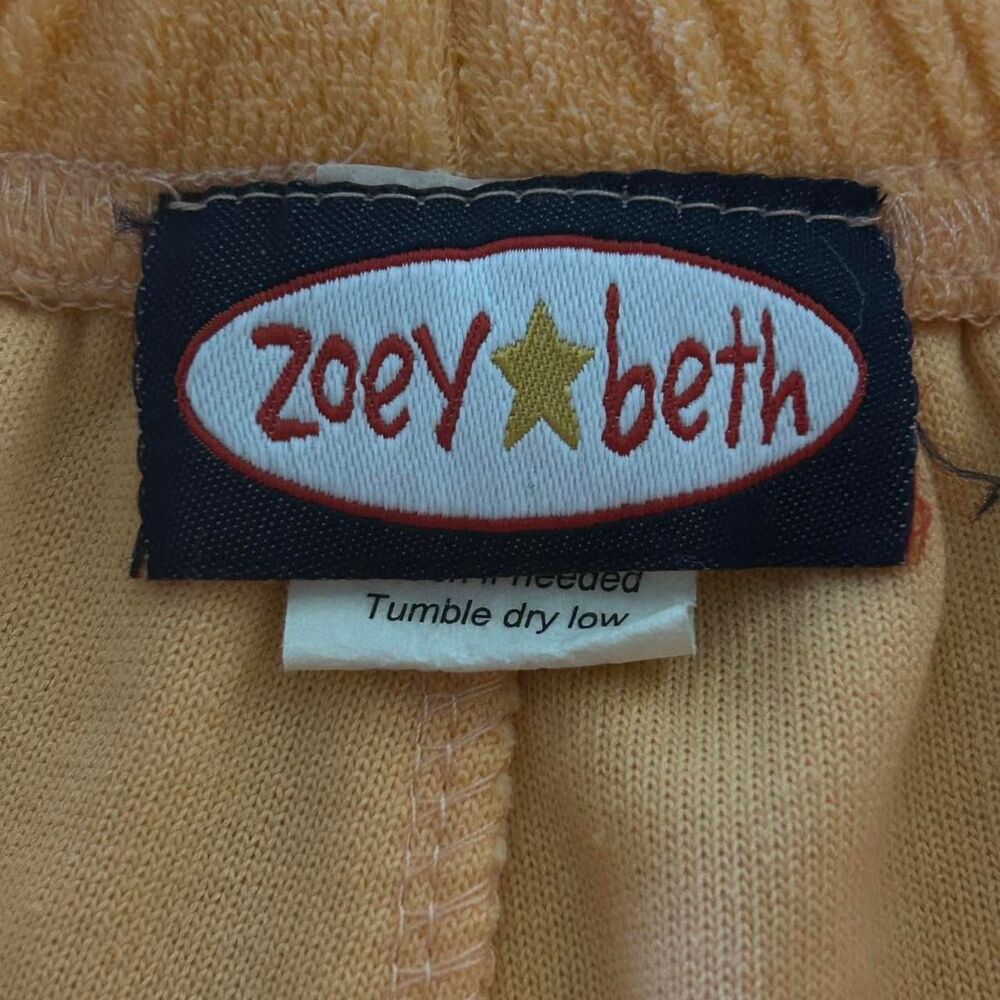 Vintage Orange Terrycloth Shorts, XS - Picture 5 of 6